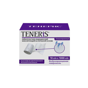 Купить  Пластырь фиксир Teneris на нетканной основе 10смX10м