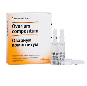 Купить  Овариум Композитум раствор для внутримышечного введения гомеопатический 2,2мл ампулы №5