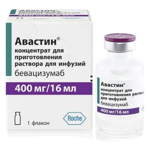 Купить  Авастин 400 мг/16 мл концентрат для приготовления раствора для инфузий