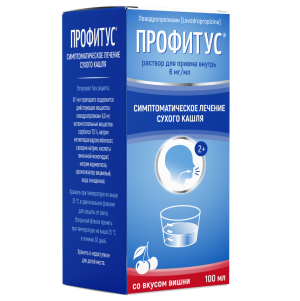 Купить  Профитус 6 мг/мл 100 мл раствор для внутреннего применения флакон вишня