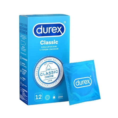 Купить Durex Classic презервативы классические 12 шт.