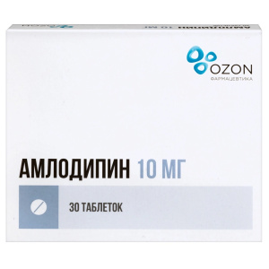 Купить  Амлодипин таб 10мг №30