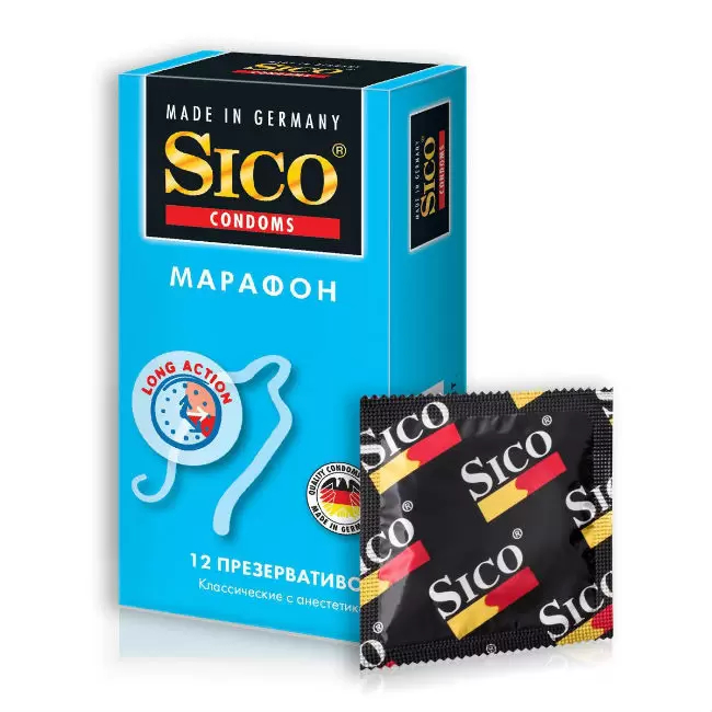 Купить Sico Марафон презервативы классические 12 шт.