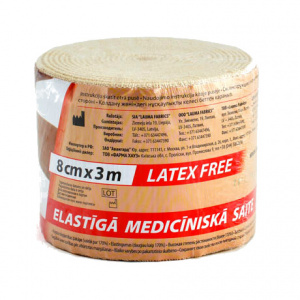 Купить  Бинт эластичный Лаума 3мX8см с застежками