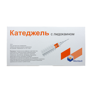 Купить  Катеджель с Лидокаином гель шпр 12,5г №25