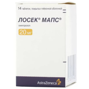 Купить  Лосек МАПС таб ппо 20мг №14