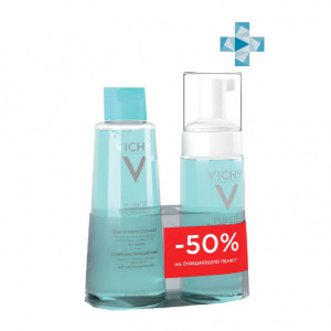 Купить  Vichy Purete Thermale тоник для лица 200мл совершенствующий +пенка 150мл -50%