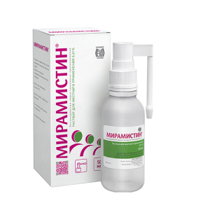 Мирамистин раствор д/местного применения 0,01% 50 мл в комплекте с насадкой-распылителем