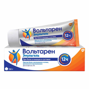 Вольтарен Эмульгель гель для наружного применения 2% 50г Купить Вольтарен Эмульгель гель для наружного применения 2% 50г