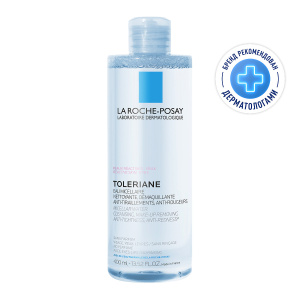 Купить  La Roche-Posay Toleriane Мицеллярная вода для очищения чувствительной и склонной к аллергии кожи лица и глаз, для снятия макияжа 400 мл