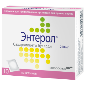 Купить  Энтерол порошок д/сусп д/внутр 250мг №10