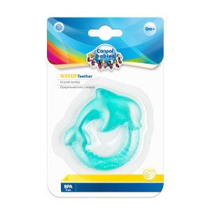 Купить  Canpol Babies прорезыватель для зубов водный охлаждающий дельфин 0+ зеленый