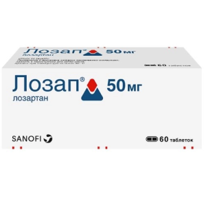Купить  Лозап таб ппо 50мг №60