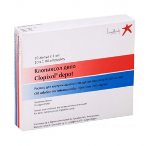 Купить  Клопиксол-Депо раствор д/в/м введ масл 200мкг/мл 1мл №10