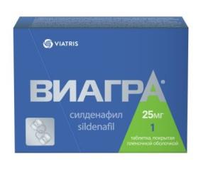 Купить  Виагра таблетки ппо 25мг №1
