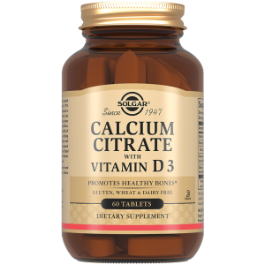 Solgar кальция цитрат с витамином D3 тбл.№60 Купить Solgar кальция цитрат с витамином D3 тбл.№60