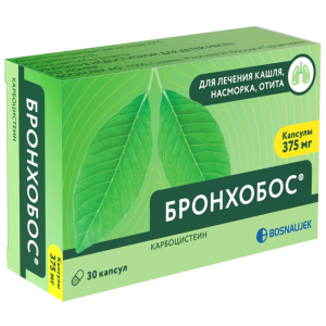 Купить  Бронхобос 375 мг 30 шт капсулы