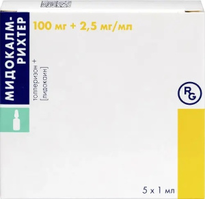 Купить  Мидокалм р-р д/ин 10% 1мл №5