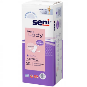 Купить Seni Lady Micro прокладки урологические №20 (1 капля)