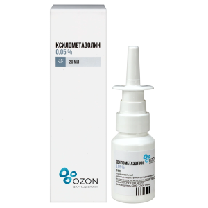 Купить  Ксилометазолин 0,05 % 20 мл спрей назальный