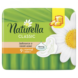 Купить  Naturella Classic Normal прокладки №9 с крылышками (Procter&Gamble)