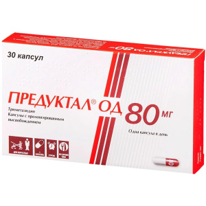 Купить  Предуктал ОД капс с пролонг высвоб 80мг №30