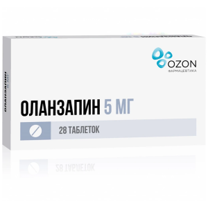 Купить  Оланзапин таб ппо 5мг №28