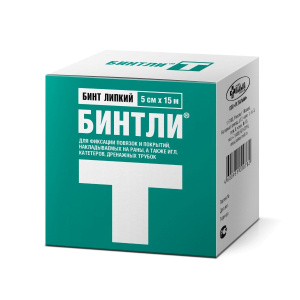 Купить  Бинт липкий Бинтли-Т 5смX15м