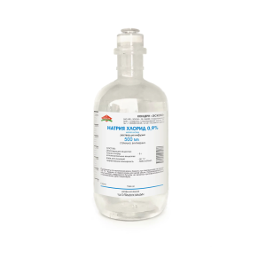 Купить  Натрия Хлорид 0,9 % 500 мл раствор для инфузий бутылка стекло