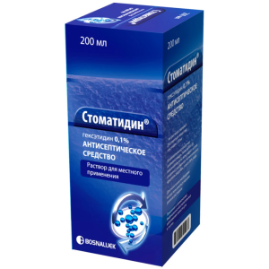 Купить  Стоматидин раствор стомат 1% 200мл