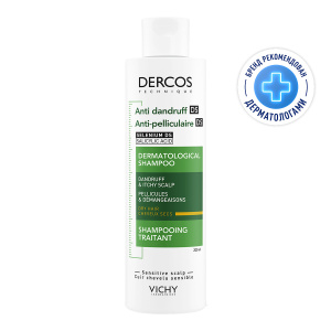 Купить  Vichy Dercos шампунь-уход интенсивный против перхоти для сухих волос, 200мл
