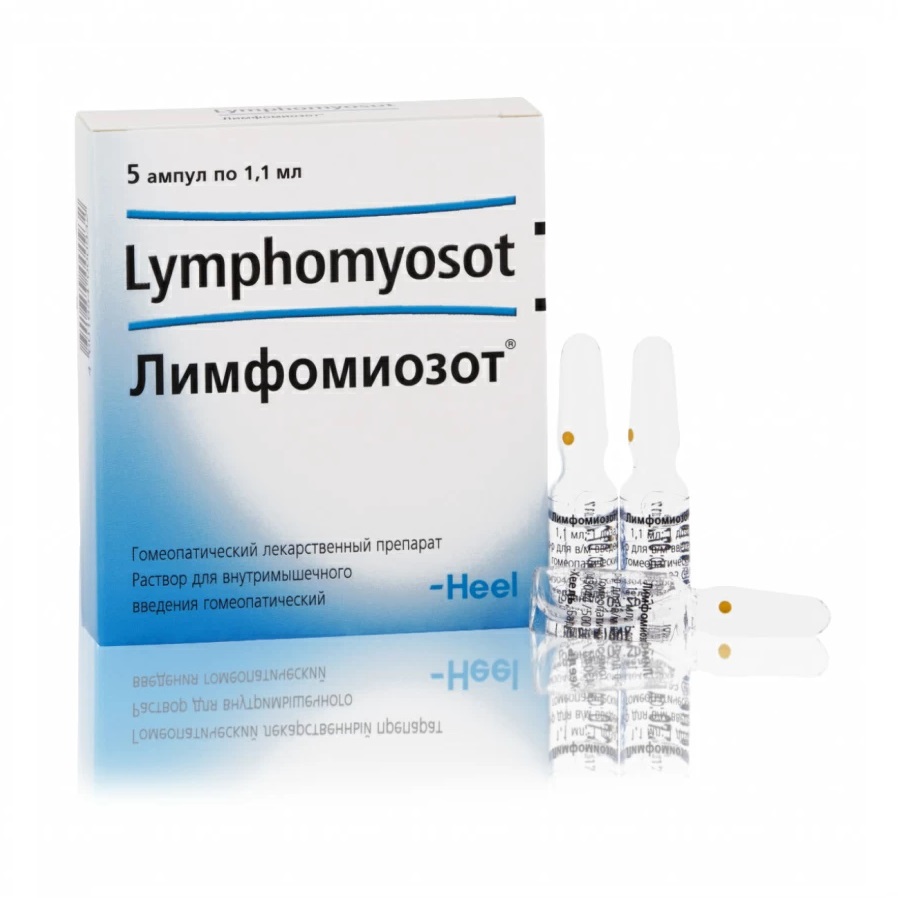 Купить Лимфомиозот раствор д/в/м введ гомеопат ампула 1,1мл №5