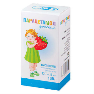 Купить  Парацетамол 2,4% 100 мл сироп клубника