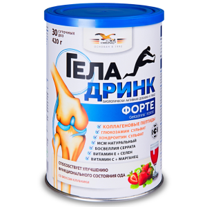 Купить  Геладринк Форте 420г Клубника