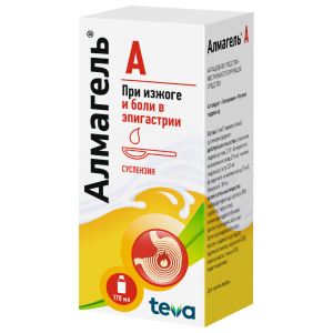 Купить  Алмагель А 170 мл суспензия для приема внутрь