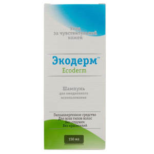 Купить  Экодерм шампунь для ежедневного использования 150мл