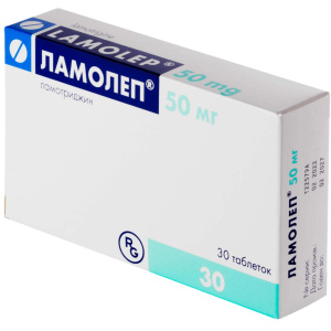 Ламолеп таблетки 50мг №30 Купить Ламолеп таблетки 50мг №30