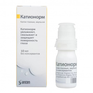 Катионорм капли глазные 10мл Купить Катионорм капли глазные 10мл