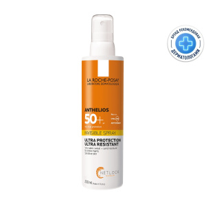 Купить  La Roche-Posay Anthelios спрей д/лица и тела 200мл SPF 50+ невидимый