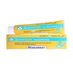 Купить  Долгитблок 5%+3% гель для наружного применения 150г