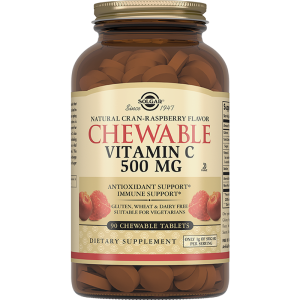 Solgar Витамин С таблетки 2380мг №90 малина Купить Solgar Витамин С таблетки 2380мг №90 малина