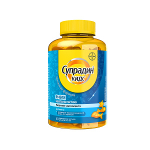 Купить  Супрадин Кидс Рыбки 4 г 60 шт пастилки жевательные