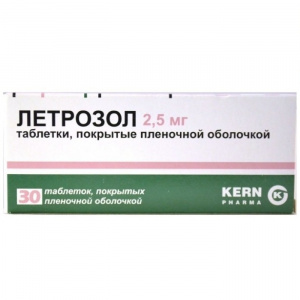 Купить  Летрозол таб ппо 2,5мг №30