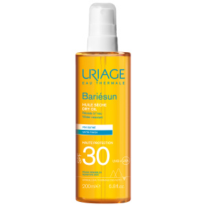 Купить  Uriage Bariesun спрей сухое масло 200мл SPF 30 для тела и волос