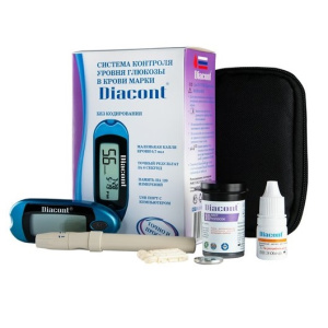 Купить Глюкометр Diacont система контроля (комплект)