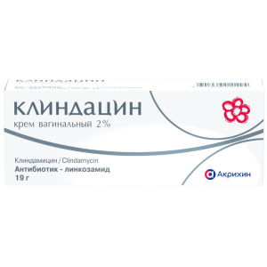Купить  Клиндацин 2% 19 г крем вагинальный туба
