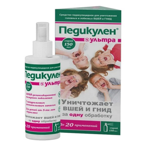 Купить  Педикулен Ультра спрей д/волос 150мл