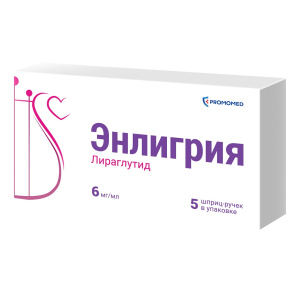 Купить  Энлигрия 6 мг / мл 3 мл 5 шт раствор для подкожного введения шприц-ручка