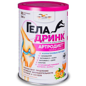 Купить  Геладринк Артродиет пор д/внутр примен 390г апельсин