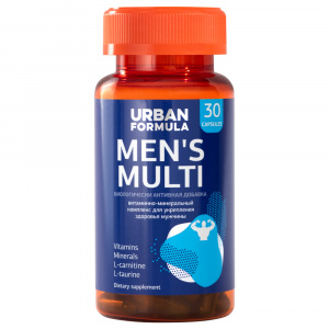Купить Urban Formula капс №30 Men's Multi Витаминно-минеральный комплекс от А до Zn д/мужчин